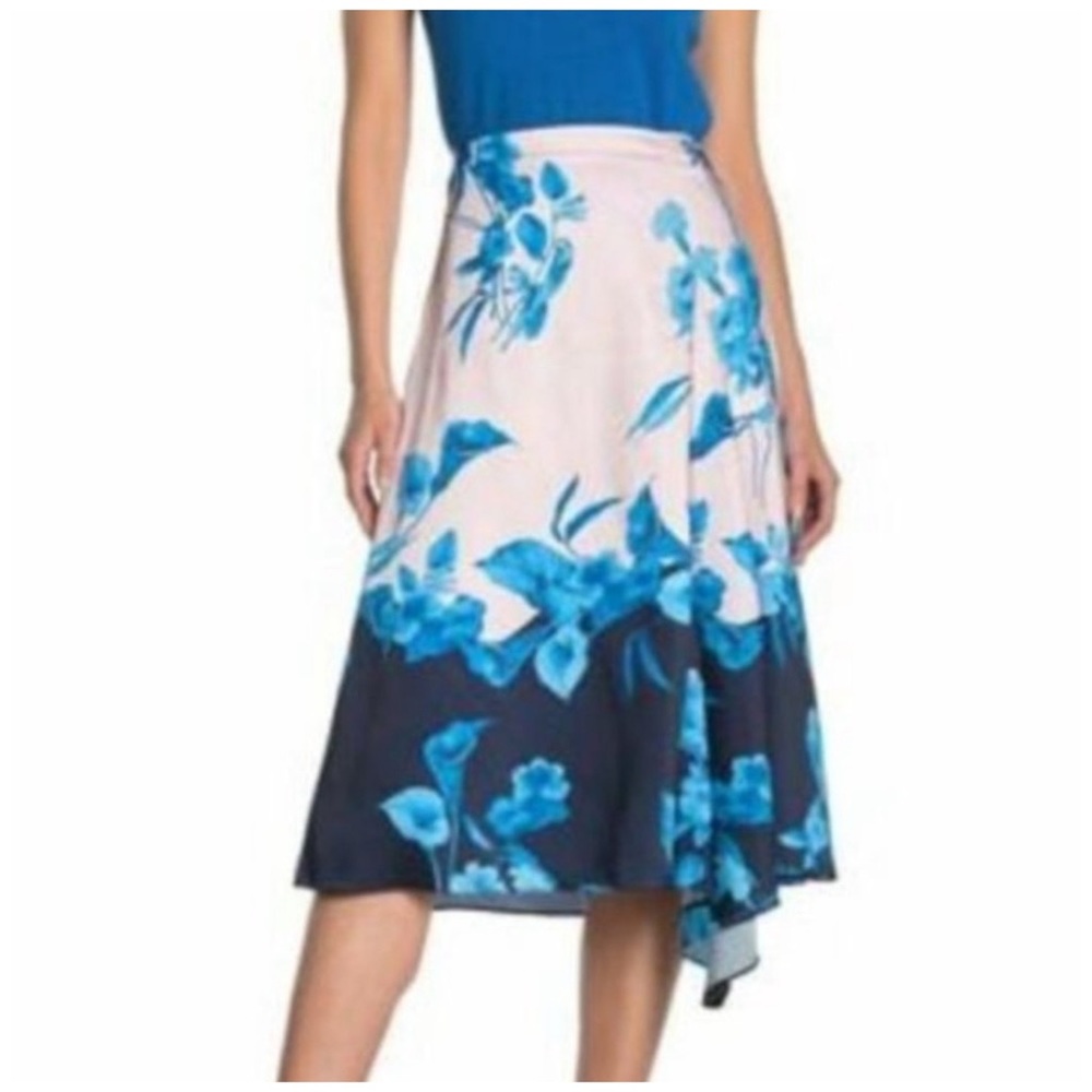 Ted Baker London Nemea Fantasia Floral Asymmetrical skirt